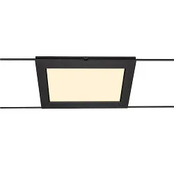 LED Seilleuchte PLYTTA rectangular für TENSEO Niedervolt-Seilsystem, 9W, 2700K, 580lm, schwarz