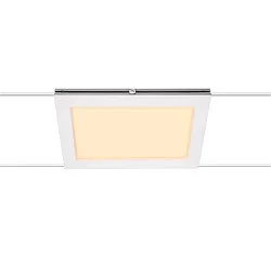 LED Seilleuchte PLYTTA rectangular für TENSEO Niedervolt-Seilsystem, 9W, 2700K, 580lm, weiß