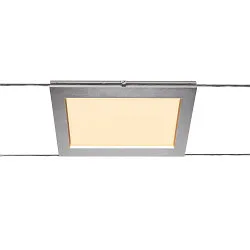 LED Seilleuchte PLYTTA rectangular für TENSEO Niedervolt-Seilsystem, 9W, 2700K, 580lm, chrom