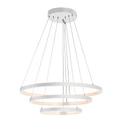 LED Pendelleuchte ONE TRIPLE DALI, 65W 3000/4000K 3900/4200lm, DALI dimmbar, Weiß