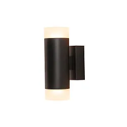 Wandleuchte ASTINA UP/DOWN, Zylindrisch, 2x GU10 QPAR51, schwarz