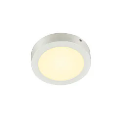 LED Wall / Ceiling luminaire SENSER 18 CW, round, IP20, white, 12W, 3000K, 880lm