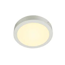 LED Wand-/Deckenleuchte SENSER 24 CW, rund, 15W, IP20, weiß, 15W 3000K