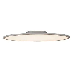 LED Ceiling luminaire PANEL 60 DALI LED, round, 42W, 110°, 3000K, 3150lm, gray
