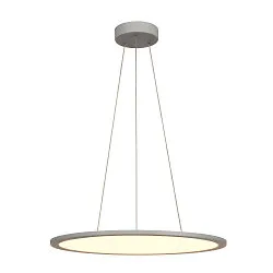 LED Pendelleuchte PANEL 60 DALI LED, rund, 42W, 110°, 4000K, 3350lm, grau