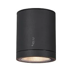Premium-LED Outdoor Deckenleuchte ENOLA ROUND CCT, IP65 IK02, Größe M, 10W 3000/4000K 700/800lm 38, CRi>90, Anthrazit