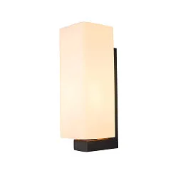 Wandleuchte QUADRASS Indoor, E27, schwarz