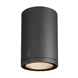 Premium-LED Outdoor Deckenleuchte ENOLA ROUND CCT, IP65 IK02, Größe L, 35W 3000/4000K 2500/2800lm 38, CRi>90, Anthrazit