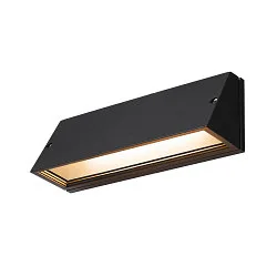 Outdoor LED Wandleuchte PEMA® WL CCT SWITCH, IP65 IK02, Trapez, 16W 3000/4000K 1340/1420lm, schaltbar, schwarz