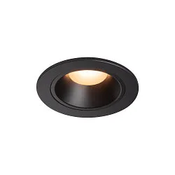 LED Ceiling recessed luminaire NUMINOS DL S, 2700K, IP20, 20°, 670lm, UGR 18, black/black