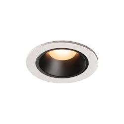 LED Deckeneinbauleuchte NUMINOS DL S, 2700K, IP20, 20°, 670lm, UGR 18, Weiß / Schwarz