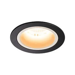 LED Deckeneinbauleuchte NUMINOS DL M, 2700K, IP20, 20°, 1600lm, UGR 20, Schwarz / Weiß