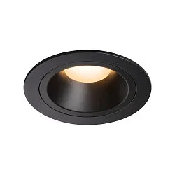 LED Deckeneinbauleuchte NUMINOS DL M, 2700K, IP20, 40°, 1460lm, UGR 20, Schwarz / Schwarz