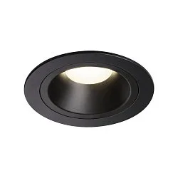 LED Ceiling recessed luminaire NUMINOS DL M, 4000K, IP20, 20°, 1600lm, UGR 19, black/black
