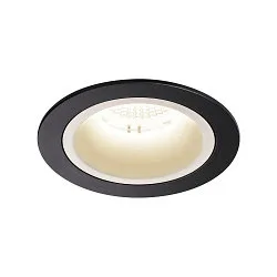 LED Deckeneinbauleuchte NUMINOS DL M, 4000K, IP20, 20°, 1750lm, UGR 20, Schwarz / Weiß
