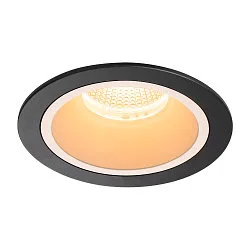 LED Deckeneinbauleuchte NUMINOS DL L, 2700K, IP20, 20°, 2250lm, UGR 18, Schwarz / Weiß