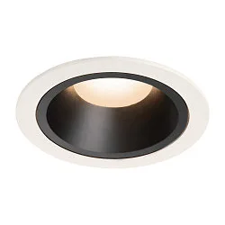 LED Deckeneinbauleuchte NUMINOS DL L, 3000K, IP20, 55°, 2150lm, UGR 23, Weiß / Schwarz