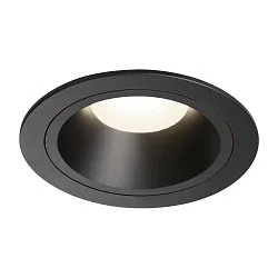 LED Ceiling recessed luminaire NUMINOS DL L, 4000K, IP20, 20°, 2350lm, UGR 20, black/black
