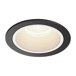 LED Deckeneinbauleuchte NUMINOS DL L, 4000K, IP20, 55°, 2450lm, UGR 20, Schwarz / Weiß