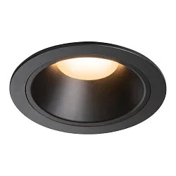 LED Ceiling recessed luminaire NUMINOS DL XL, 2700K, IP20, 20°, 3300lm, UGR 21, black/black