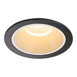 LED Deckeneinbauleuchte NUMINOS DL XL, 3000K, IP20, 55°, 3550lm, UGR 19, Schwarz / Weiß