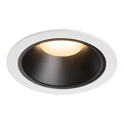 LED Deckeneinbauleuchte NUMINOS DL XL, 3000K, IP20, 40°, 3300lm, UGR 21, Weiß / Schwarz