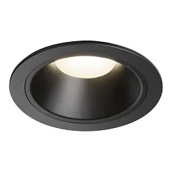 LED Deckeneinbauleuchte NUMINOS DL XL, 4000K, IP20, 40°, 3600lm, UGR 21, Schwarz / Schwarz