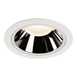 LED Deckeneinbauleuchte NUMINOS DL XL, 4000K, IP20, 55°, 3750lm, UGR 19, Weiß / Chrom