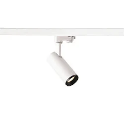 LED 3-Phasen Leuchte NUMINOS PHASE S, 3000K, 36°, 1020lm, Weiß / Schwarz