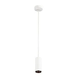 LED Pendant luminaire NUMINOS PD PHASE S, 2700K, 36°, 985lm, white/black