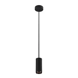 LED Pendelleuchte NUMINOS PD PHASE S, 3000K, 60°, 1020lm, schwarz / schwarz