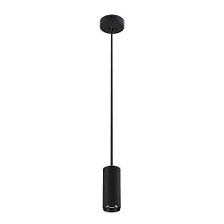 LED Pendant luminaire NUMINOS PD PHASE S, 4000K, 24°, 1100lm, black/black