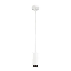 LED Pendant luminaire NUMINOS PD PHASE S, 4000K, 60°, 1100lm, white/black