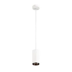 LED Pendelleuchte NUMINOS PD PHASE M, 2700K, 36°, 1935lm, weiß / schwarz