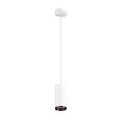 LED Pendelleuchte NUMINOS PD PHASE M, 3000K, 36°, 1950lm, weiß / schwarz