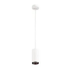 LED Pendant luminaire NUMINOS PD PHASE M, 4000K, 60°, 2060lm, white/black