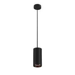 LED Pendant luminaire NUMINOS PD PHASE L, 3000K, 24°, 2430lm, black/black