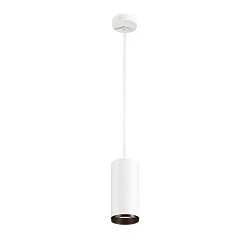 LED Pendant luminaire NUMINOS PD PHASE L, 3000K, 60°, 2400lm, white/black