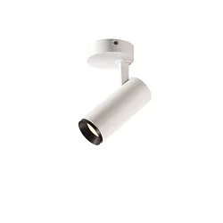 LED Ceiling luminaire NUMINOS SPOT DALI S, 4000K, 60°, 1100lm, white/black