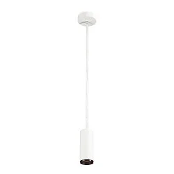 LED Pendelleuchte NUMINOS PD DALI S, 2700K, 36°, 985lm, weiß / schwarz
