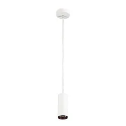 LED Pendelleuchte NUMINOS PD DALI S, 2700K, 60°, 980lm, weiß / schwarz