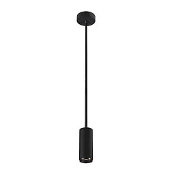 LED Pendelleuchte NUMINOS PD DALI S, 4000K, 36°, 1100lm, schwarz / schwarz