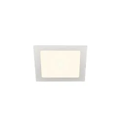 LED Ceiling recessed luminaire SENSER 18 DL, square, 9,7W, 820lm, IP20, white, 4000K