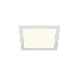 LED Ceiling recessed luminaire SENSER 24 DL, square, 12,5, 1200lm, IP20, white, 4000K