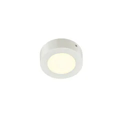 LED Wall / Ceiling luminaire SENSER 12 CW, round, IP20, white, 8,5W, 4000K, 470lm