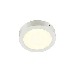 LED Wall / Ceiling luminaire SENSER 18 CW, round, IP20, white, 13W, 4000K, 990lm