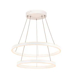 LED Pendelleuchte ONE DOUBLE PD DALI UP/DOWN, CCT switch, 3000/4000K, 1050/1060lm, weiß