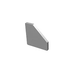 Accessories for LED Strip GRAZIA 10 EDGE Endcap, IP20, aluminum