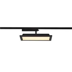 LED 1-phase spot PANEL TRACK, square, 15x30cm, 18W, 3000K, black
