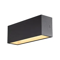 LED Außenwandleuchte SITRA L, UP/DOWN, IP65 IK03, 24W 3000/4000K (CCT Switch) 2800lm 2x105°, anthrazit